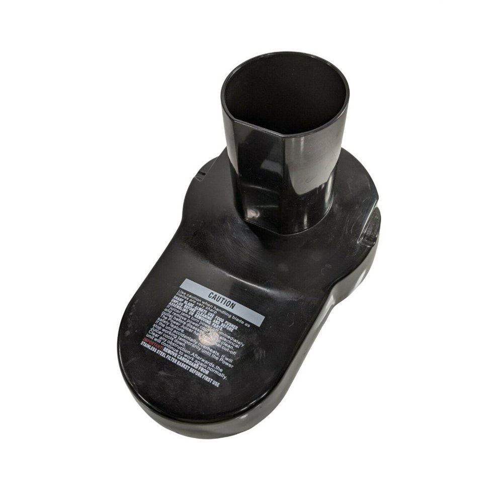 Jack LaLanne Power Juicer Express Black Chute Lid ONLY Part MT-1020-1